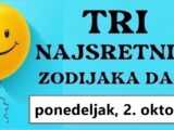 Horoskop otkriva izvanrednu sreću za tri posebna znaka! Ako ste Rak, Ribe i OVAJ znak, ponedeljak, 2. oktobar vam donosi sretnu sudbinu.