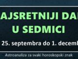 Najsretniji dan u sedmici koji vas transformira: Saznajte koji dan će vam donijeti posebne i značajne promjene!