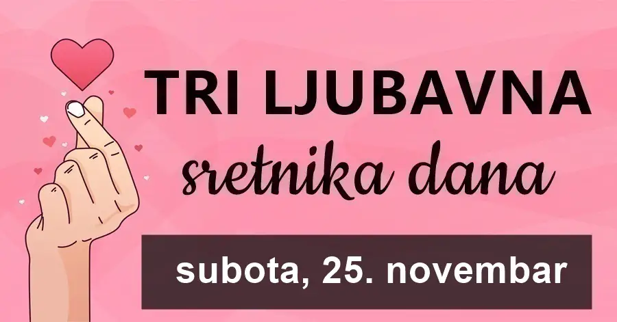 Sreća u ljubavi stiže u subotu, 25. novembra Škorpiji, Jarcu i OVOM znaku! Tri znaka koja će osvojiti srca!