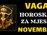 VAGA – horoskop za NOVEMBAR: Stiže vam emocionalna turbulencija, ali i financijsko i poslovno osvježenje!