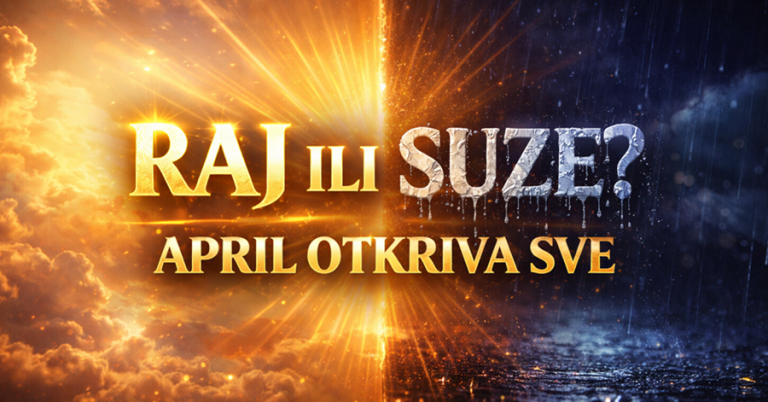 RAJ ILI SUZE U APRILU? OVIM znakovima počinje NAJSRETNIJE razdoblje, dok će OVI osjetiti gorku stranu sudbine i trenutke koje neće nikada zaboraviti!