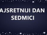 najsretniji dan u sedmici