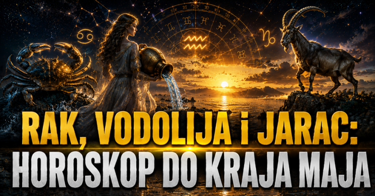 RAK, VODOLIJA i JARAC ulaze u NAJJAČE dane maja – sudbina im sprema trenutke koji se pamte!