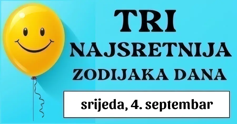 Tri znaka na vrhu sreće u srijedu, 4. septembra: Strijelac, Bik i Vodolija: Otkrijte svoju blistavu sreću uz vrhunski horoskop!