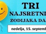 Tri znaka zodijaka u vrtlogu sreće