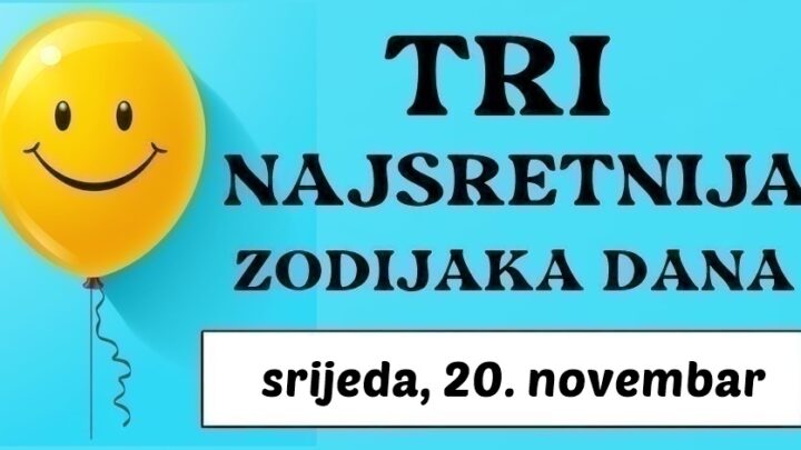 Horoskop za 3 privilegirana znaka, Ribe, Bik i Rak: Uživajte u fantastičnom danu punom sreće i izvanrednih mogućnosti u srijedu, 20. Novembra!