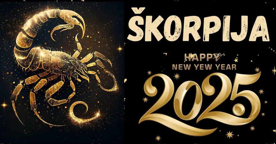 ŠKORPIJA – GODIŠNJI HOROSKOP za 2025! Ljubav, bogatstvo i sreća – vaša priča i sretniji život ove godine počinje!